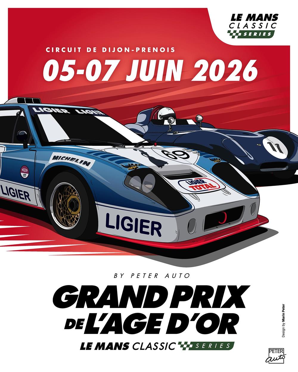 Grand Prix de l’âge d‘or - Race calendar